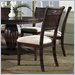 Somerton Brazilia Coastal Side Dining Chair in Dark Brown