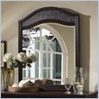 Somerton Brazilia Colonial Coastal Mirror in Dark Brown