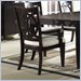 Somerton Crossroads Arm Dining Chair in Deep Burnished Brown