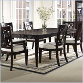 Somerton Crossroads Rectangular Casual Dining Table in Deep Burnished Brown