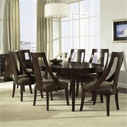 Somerton Cirque 7 Piece Dining Set in Merlot