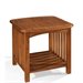 Somerton Craftsman Mission End Table in Blonde Finish