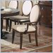 Somerton Caress Artistic Oval Cushion Back Arm Dining Chair