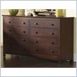 Somerton Enchantment 8 Drawer Dresser in Rich Cappuccino