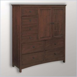 Somerton Enchantment 8 Drawer Mule Chest in Rich Cappuccino Finish