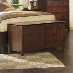 Somerton Enchantment Bedroom Bench in Rich Cappuccino