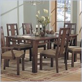 Somerton Enchantment Rectangular Casual Dining Table in Rich Cappuccino Finish