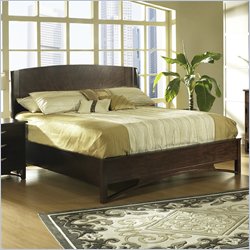 Somerton Cirque Panel Bed in Merlot Finish