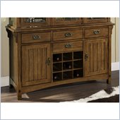 Somerton Craftsman Buffet in Warm Brown 