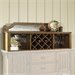 Somerton Craftsman Mission Drink Server Hutch in Blonde Finish
