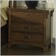 ADD TO YOUR SET: Somerton Craftsman Nightstand in Warm Brown 