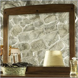 Somerton Craftsman Mirror in Warm Blonde