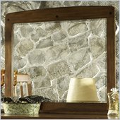 Somerton Craftsman Mirror in Warm Brown 