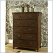 Somerton Craftsman 5 Drawer Chest in Warm Blonde Finish