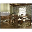 Somerton Craftsman Bar Table 8 Piece Dining Set with Server in Blonde Finish