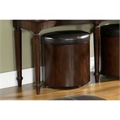 Somerton Morgan Storage Ottoman in Deep Brown