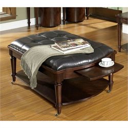 Somerton Morgan Deep Brown Cocktail Table with Cushion