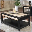 ADD TO YOUR SET: Somerton Insignia Cocktail Table in Maple and Merlot Finish