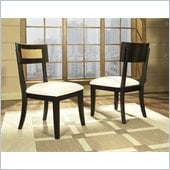 Somerton Insignia Side Chair in Maple and Merlot Finish