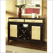 Somerton Insignia Server in Maple and Merlot Finish