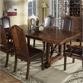 Somerton Barrington Trestle Dining Table in Pecan