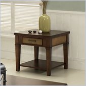 Somerton Mesa End Table in Medium Brown