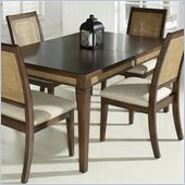 Somerton Mesa Leg Dining Table in Medium Brown