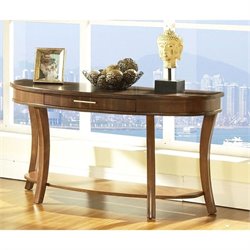 Somerton Gatsby Sofa Table in Medium Brown