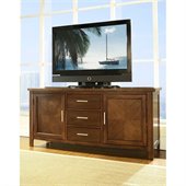 Somerton Gatsby TV Console in Medium Brown