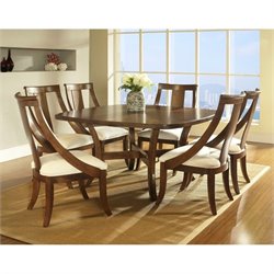 Somerton Gatsby Side Chair in Medium Brown