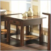 Somerton Dakota End Table in Rich Brown