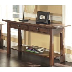 Somerton Dakota Sofa Table in Rich Brown
