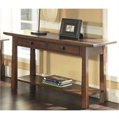 Somerton Dakota Sofa Table in Rich Brown