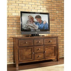 Somerton Dakota TV Console in Rich Brown