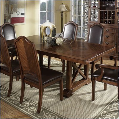 Somerton Barrington Trestle Dining Table in Pecan