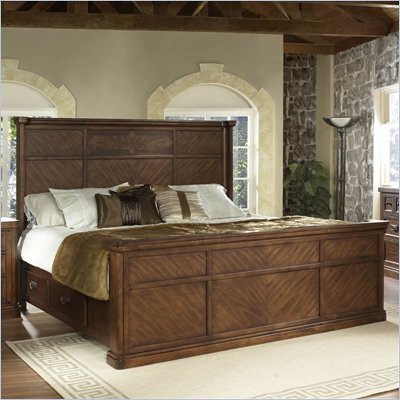 Somerton Barrington Panel Bed with Storage Drawers