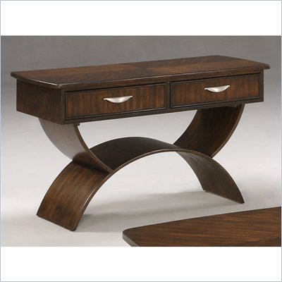 Somerton Cirque Sofa Table in Merlot