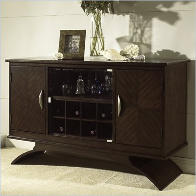 Somerton Cirque Contemporary Server in Merlot