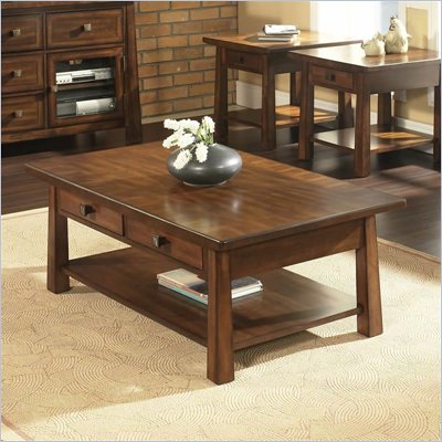 Somerton Dakota Cocktail Table in Rich Brown