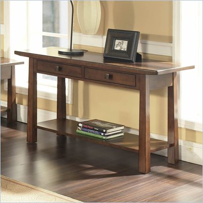 Somerton Dakota Sofa Table in Rich Brown
