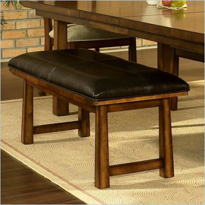 Somerton Dakota Bench in Rich Brown