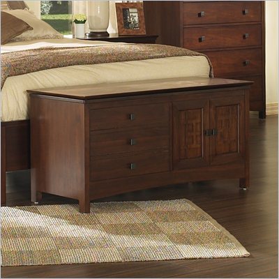 Somerton Enchantment Bedroom Bench in Rich Cappuccino