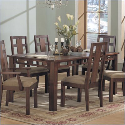 Somerton Enchantment Rectangular Casual Dining Table in Rich Cappuccino Finish