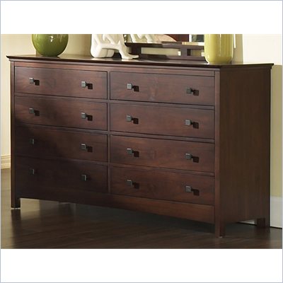 Somerton Enchantment 8 Drawer Dresser in Rich Cappuccino