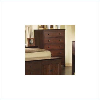 Somerton Enchantment 5 Drawer Chest in Rich Cappuccino Finish