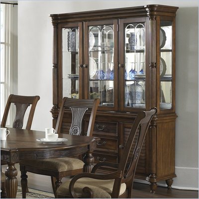 Somerton Excursions Colonial Coastal China Display Cabinet