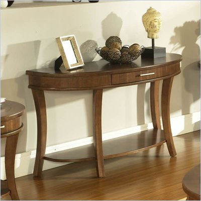Somerton Gatsby Sofa Table in Medium Brown