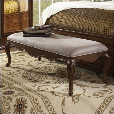 Somerton Melbourne Traditional Bedroom Bench in Warm Brown