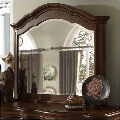 Somerton Melbourne Traditional Server Mirror in Warm Brown