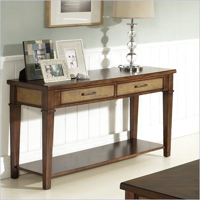 Somerton Mesa Sofa Table in Medium Brown